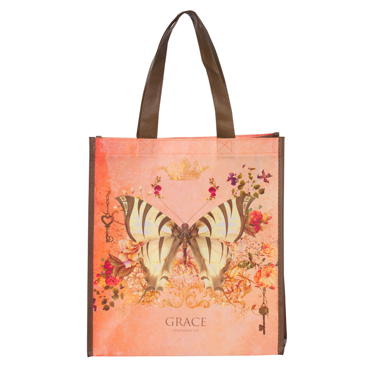 Grace Non-Woven Tote Bag - Ephesians 2:8