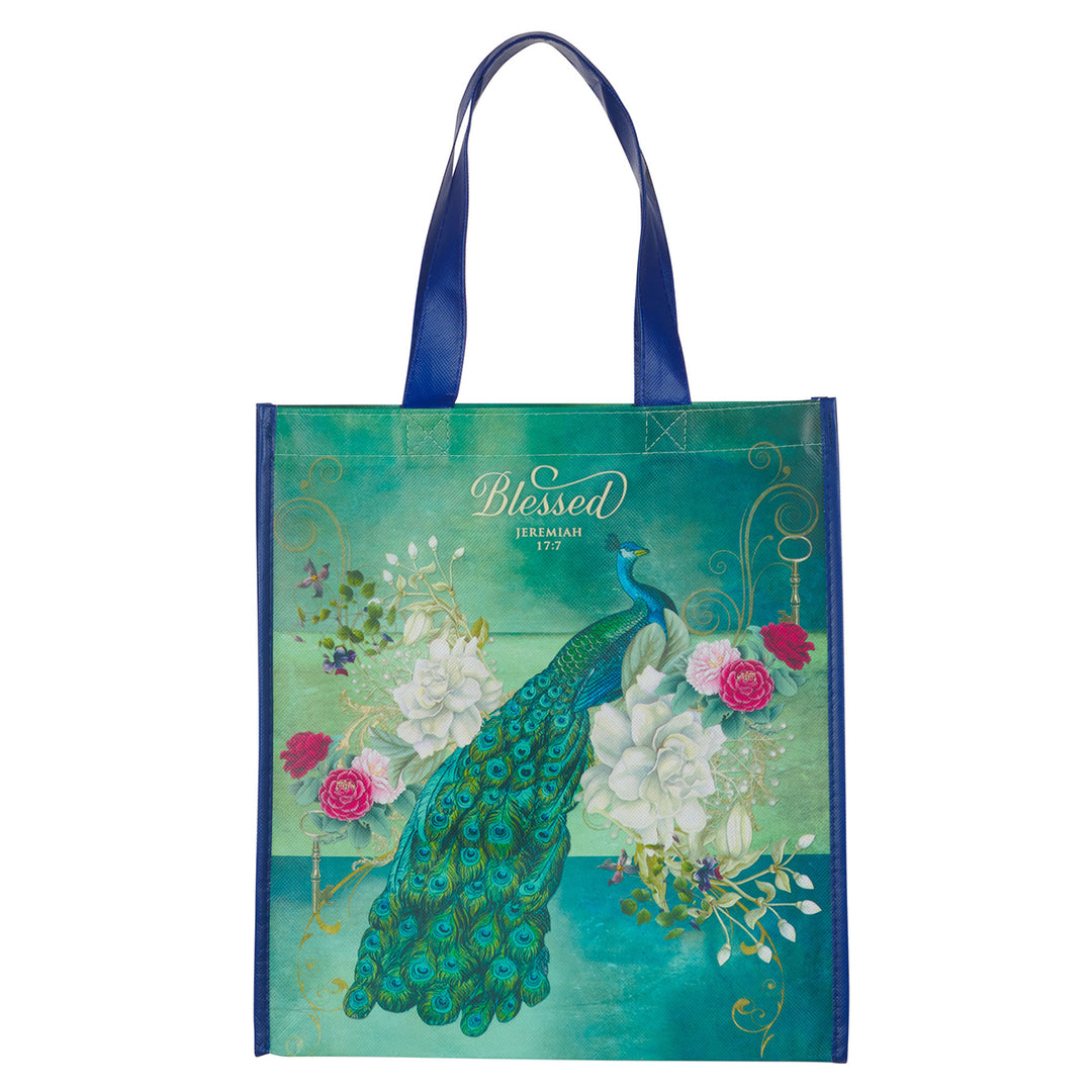 Blessed Non-Woven Tote Bag - Jeremiah 17:7