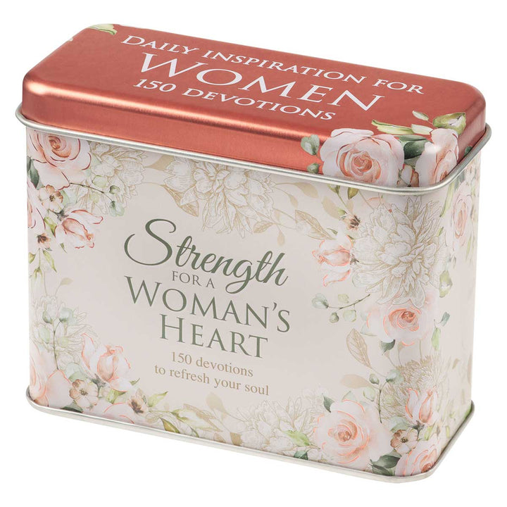 Strength For A Woman's Heart Cards In Tin