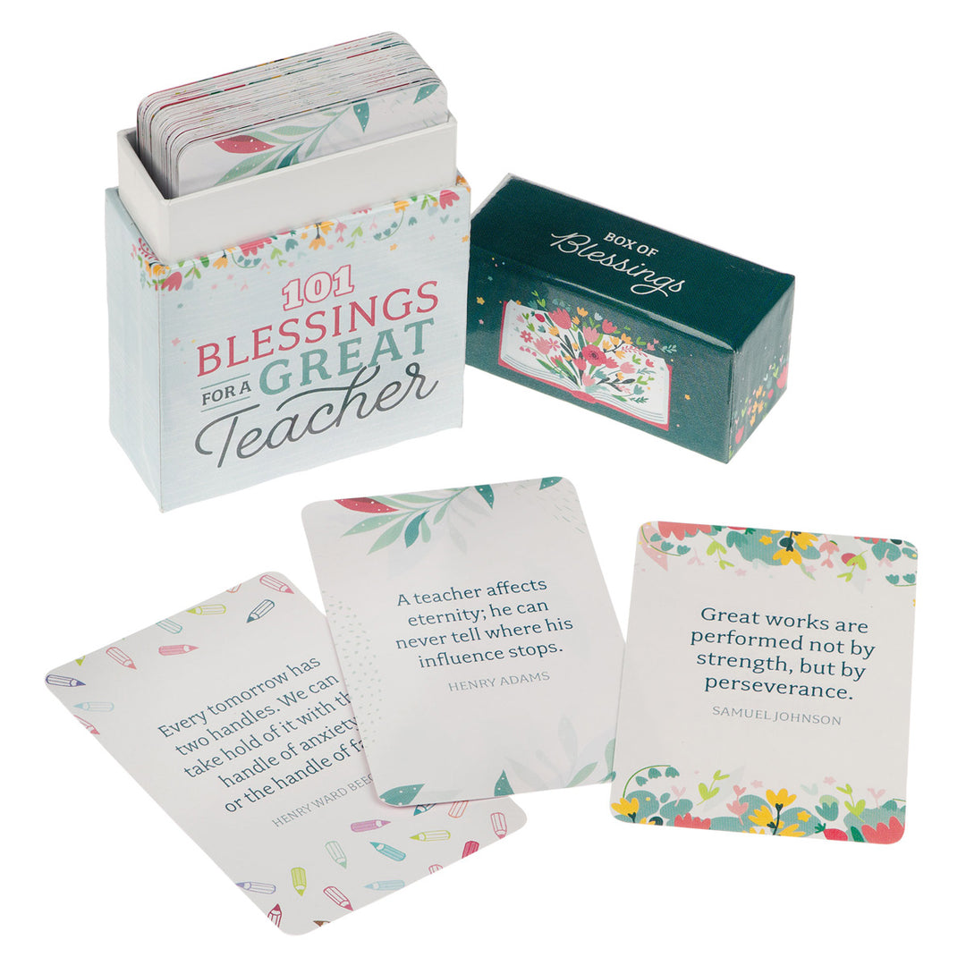 101 Blessings For A Great Teacher Boxed Cards