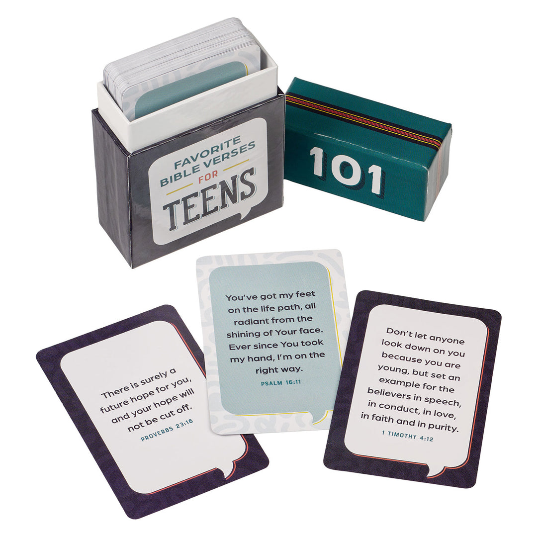 101 Favorite Bible Verses For Teens Boxed Cards