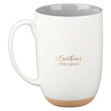 Walk By Faith Not By Sight White Ceramic Mug