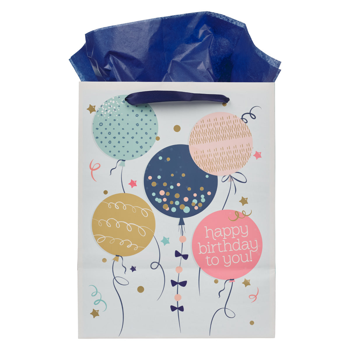 Rejoice In The Lord  Large Portrait Gift Bag with Gift Tag