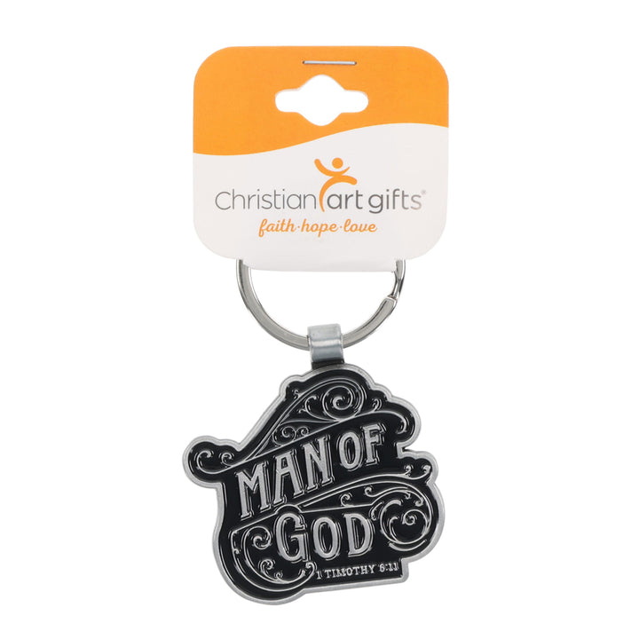 Man of God Metal Key Ring