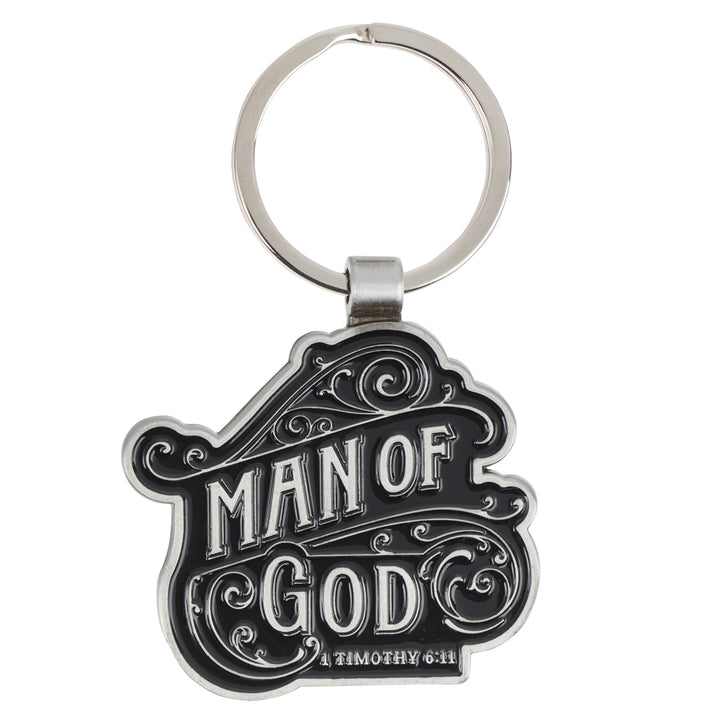 Man of God Metal Key Ring