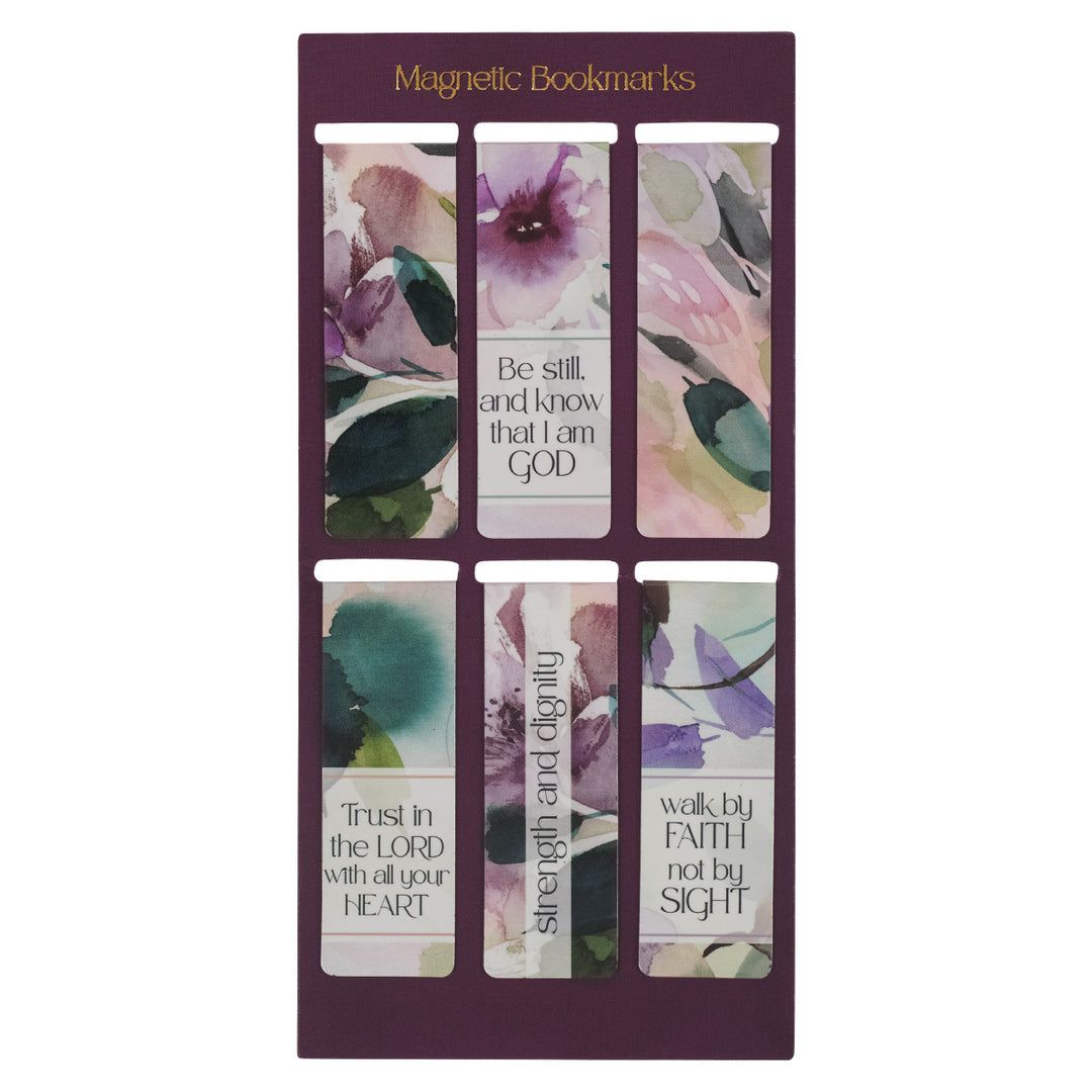 Trust in the Lord with All Your Heart Six-Piece Magnetic Bookmark Set