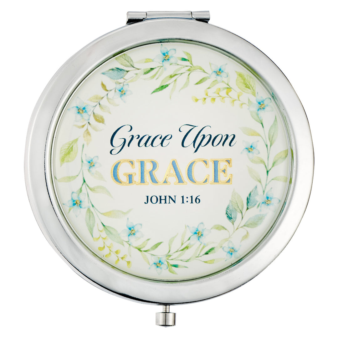 Grace Upon Grace Compact Mirror - John 1:16