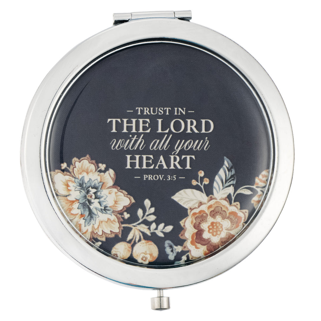 Trust in the Lord with All Your Heart Compact Mirror - Proverbs 3:5