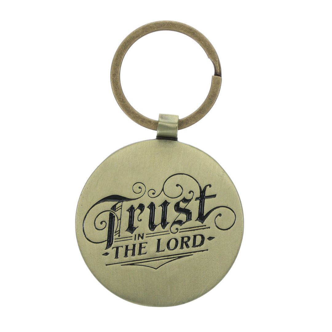 Trust in the Lord Metal Key Ring