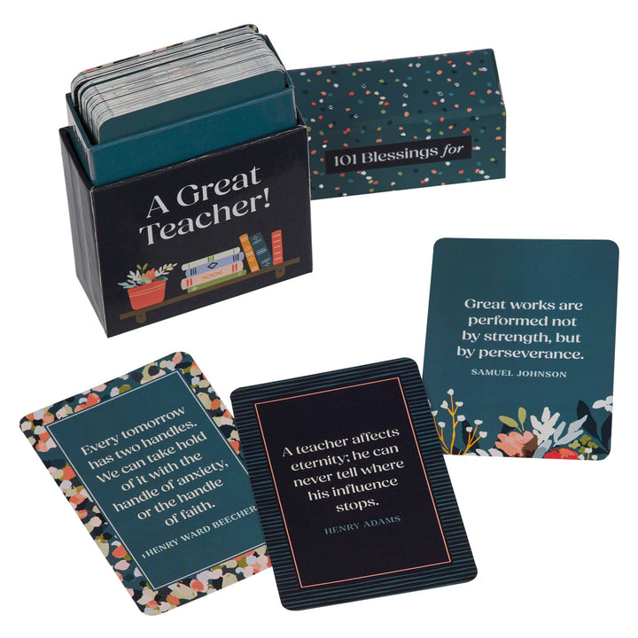 101 Blessings for A Great Teacher Boxed Cards