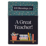 101 Blessings for A Great Teacher Boxed Cards