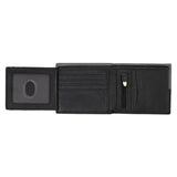 Be Strong and Courageous Lion Grey Genuine Leather Wallet