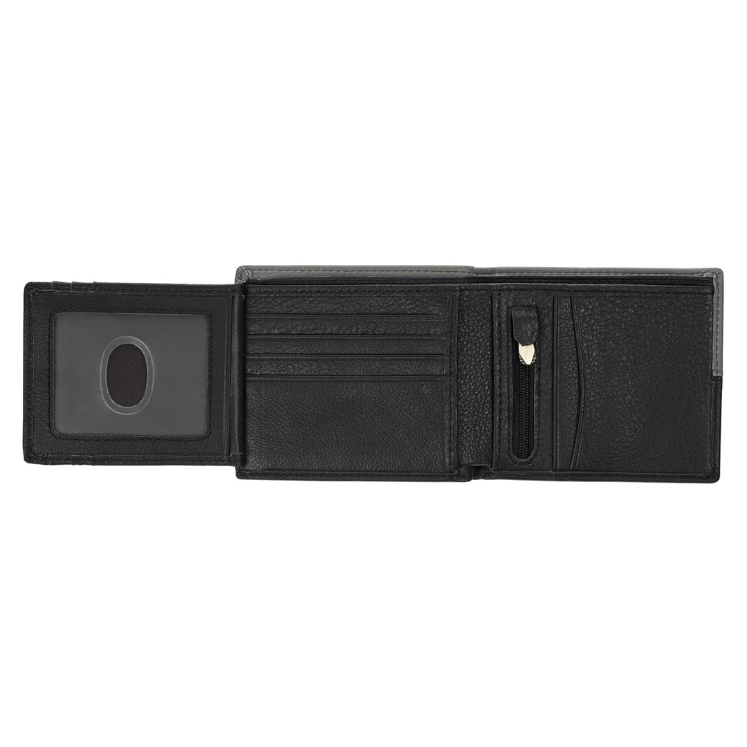 Be Strong and Courageous Lion Brown Genuine Leather Wallet