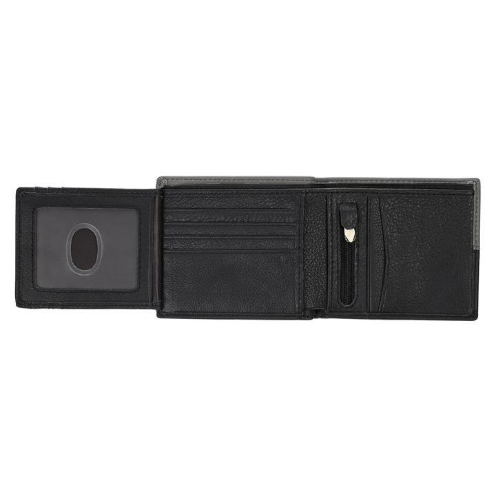Be Strong and Courageous Lion Brown Genuine Leather Wallet