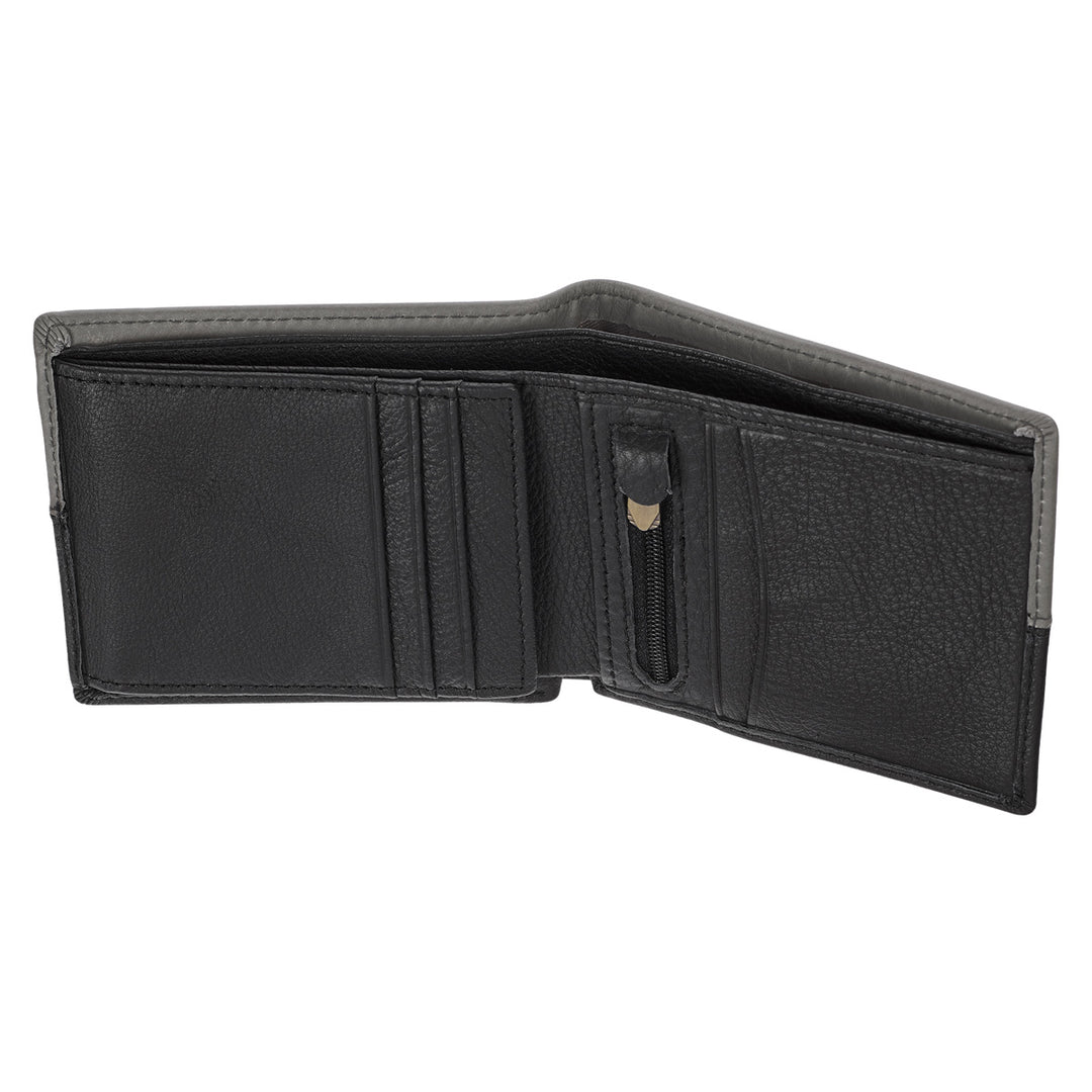 Be Strong and Courageous Lion Brown Genuine Leather Wallet