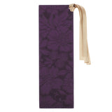 She Is Clothed with Strength and Dignity Purple Faux Leather Bookmark
