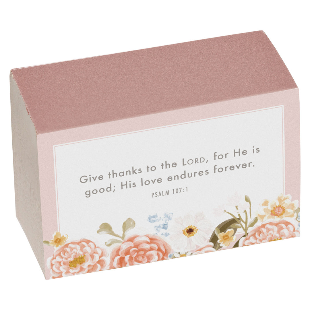 She Shall Rejoice In Time To Come Ceramic Gratitude Jar with Cards