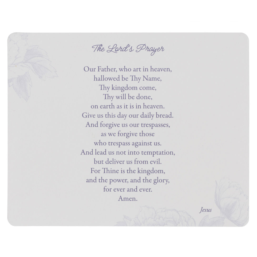 My Prayers Blue Floral Promise Cards in Tin