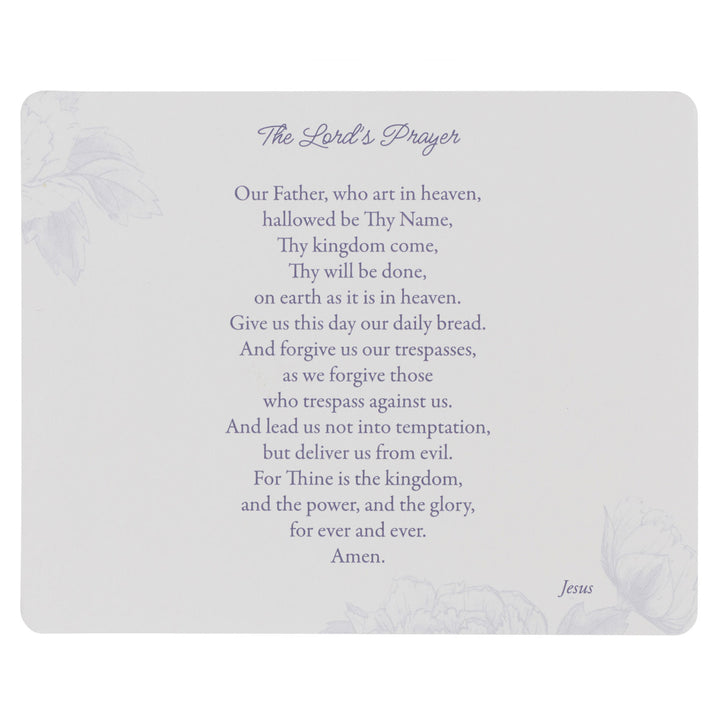 My Prayers Blue Floral Promise Cards in Tin