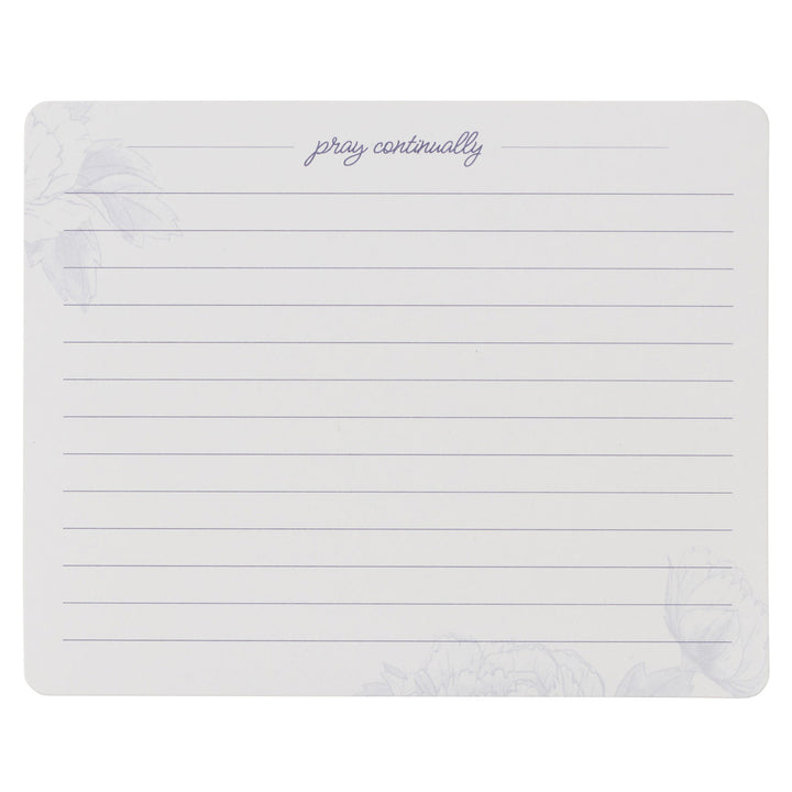 My Prayers Blue Floral Promise Cards in Tin