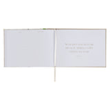 Love Floral Faux Leather Guest Book