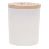 God Works Together All Things for Good Calming Breeze Scented Candle with Bamboo Lid