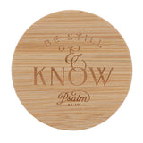 Be Still and Know Nordic Seaside Scented Candle with Bamboo Lid