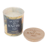 Be Still and Know Nordic Seaside Scented Candle with Bamboo Lid