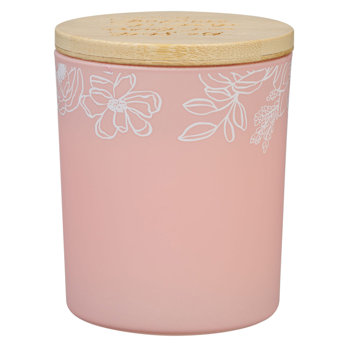Be Still and Know That I Am God Vetiver and Moss Scented Candle with Bamboo Lid