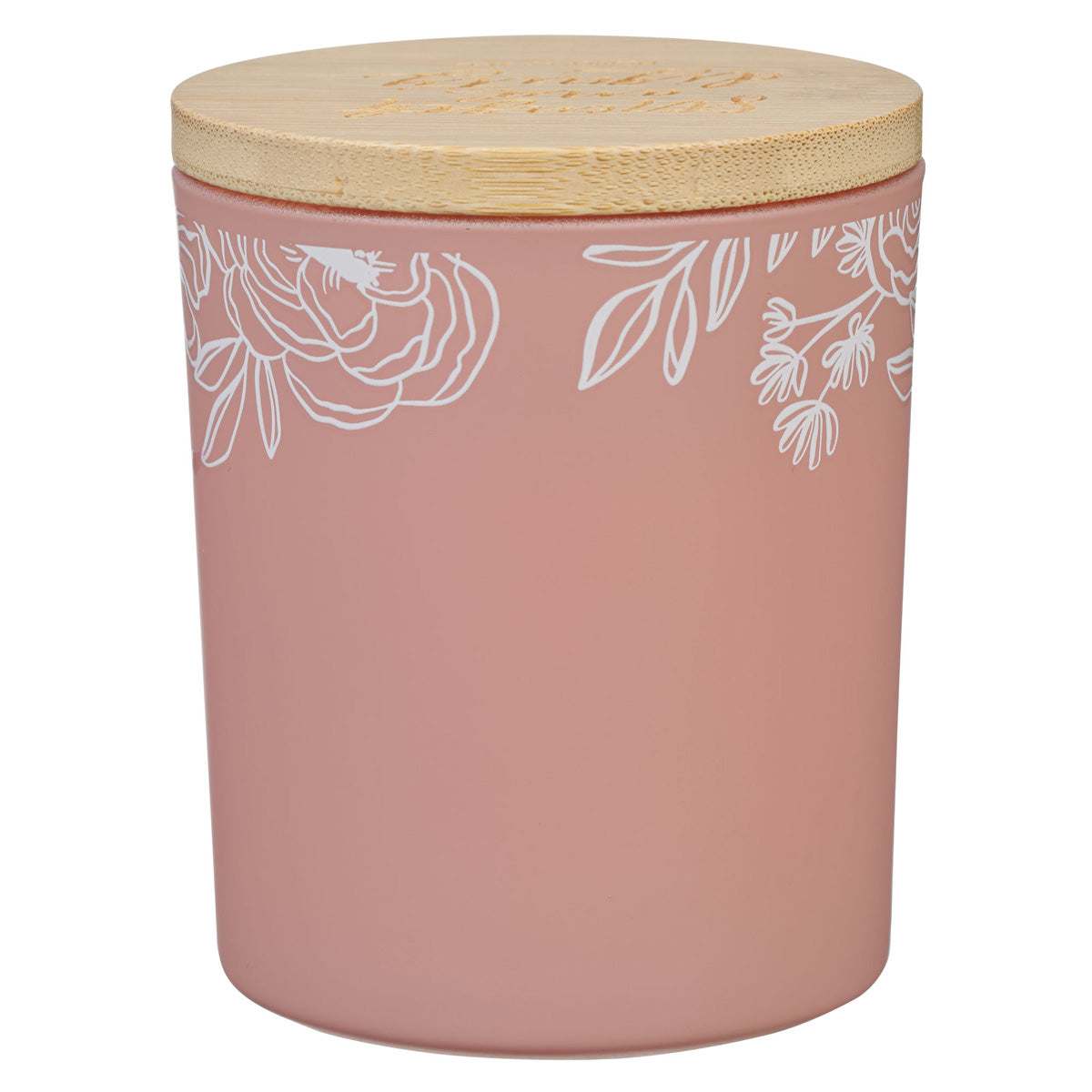 Strength and Dignity Grapefruit Grove Scented Candle with Bamboo Lid
