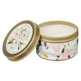 He Is Our Peace Cactus Flower and Coconut Scented Candle in Tin