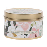 He Is Our Peace Cactus Flower and Coconut Scented Candle in Tin