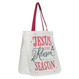 Jesus Is the Reason for the Season Canvas Tote Bag