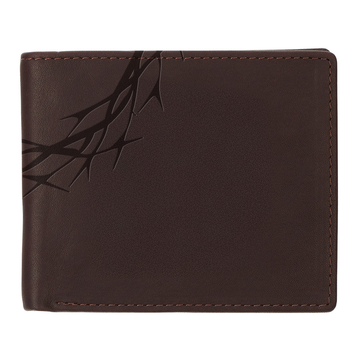 Amazing Grace Crown of Thorns Genuine Leather Wallet