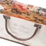 Be Strong and Courageous Cream Cotton Canvas Tote Bag