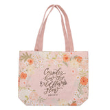 Consider How the Wildflowers Grow Canvas Tote Bag