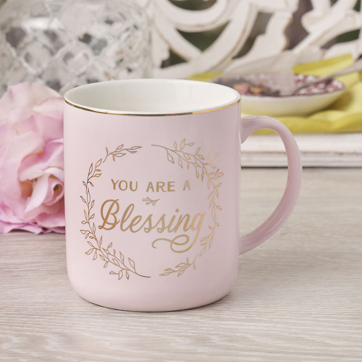 You Are a Blessing Pink Ceramic Mug