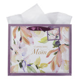 I Love You Mom Landscape Gift Bag with Gift Tag