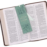 Walk by Faith Not by Sight Faux Leather Bookmark