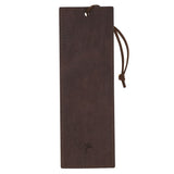 I Know the Plans Cocoa Brown Faux Leather Bookmark
