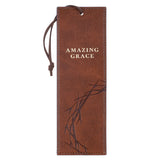Amazing Grace Crown of Thorns Faux Leather Bookmark
