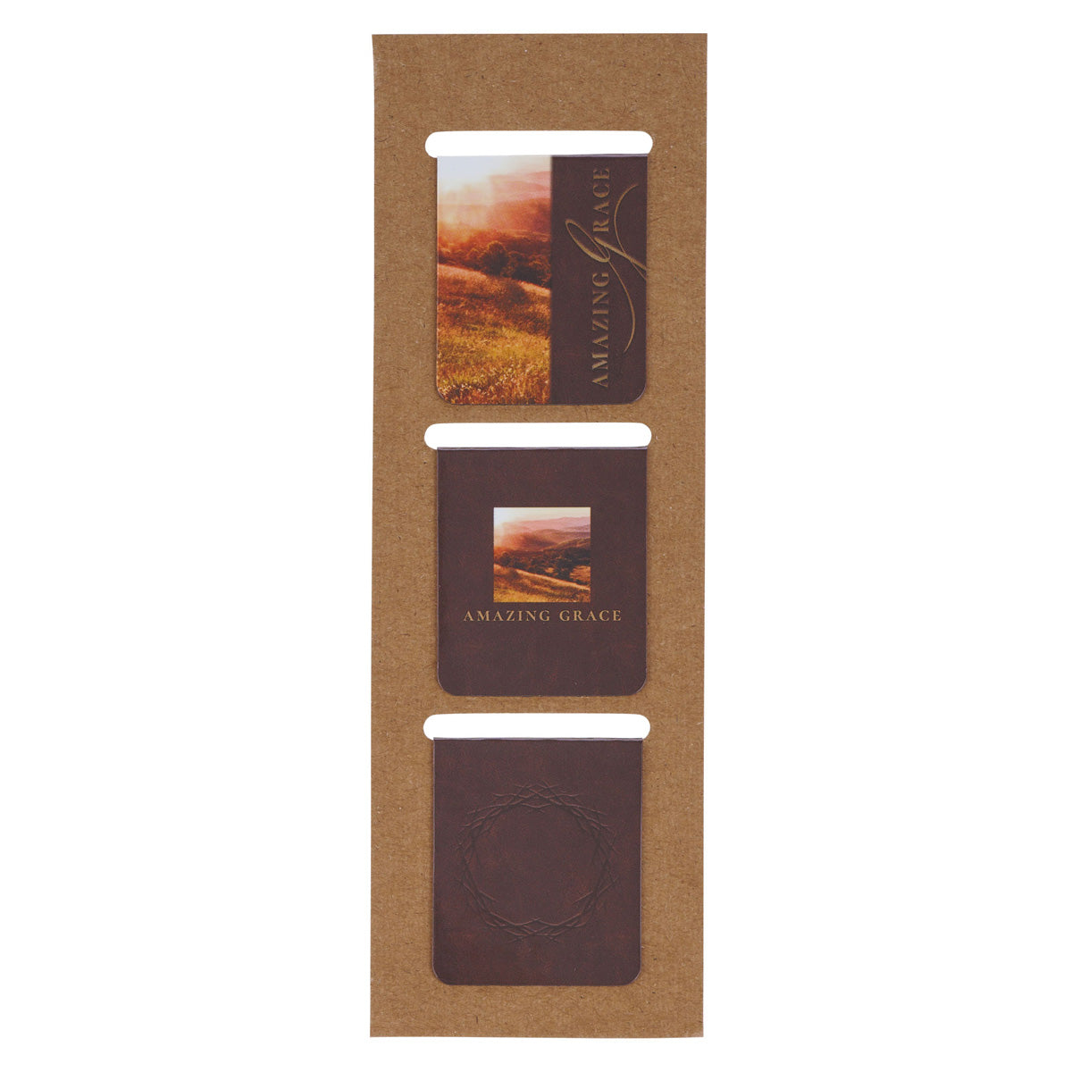 Amazing Grace Crown of Thorns Three-Piece Magnetic Bookmark Set