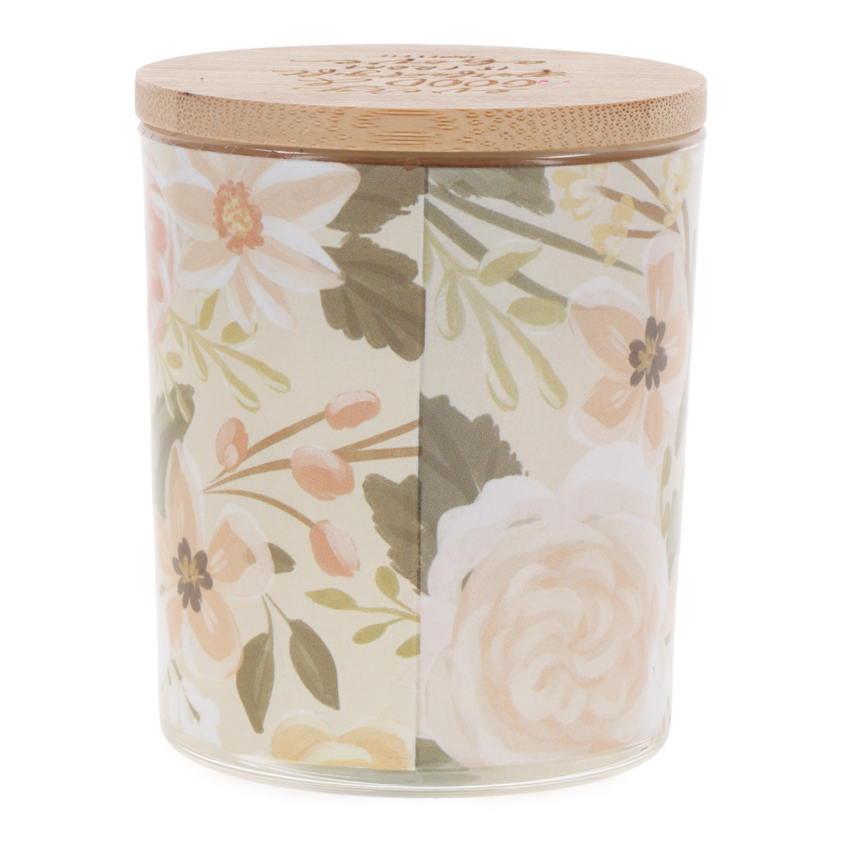 Every Good and Perfect Gift Is from Above Rainwater Lotus Scented Candle with Bamboo Lid