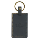 Trust in the Lord with All Your Heart Faux Leather Key Ring