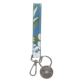 But Seek First the Kingdom of God Faux Leather Key Ring with Metal Charm