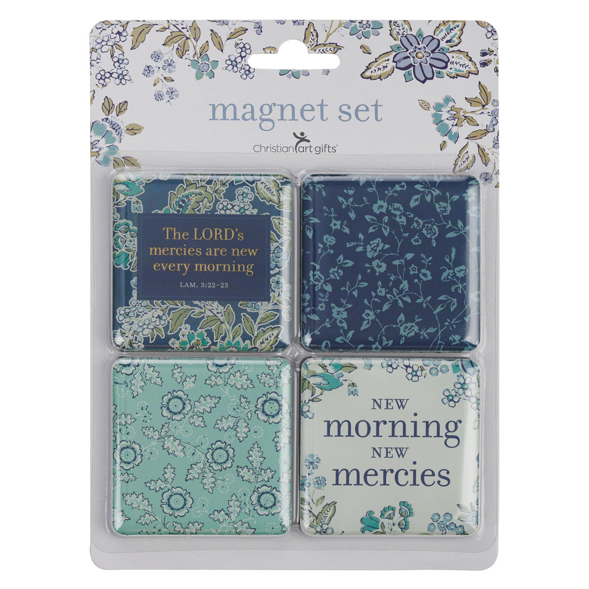 The Lord's Mercies Are New Every Morning Four-Piece Magnetic Set