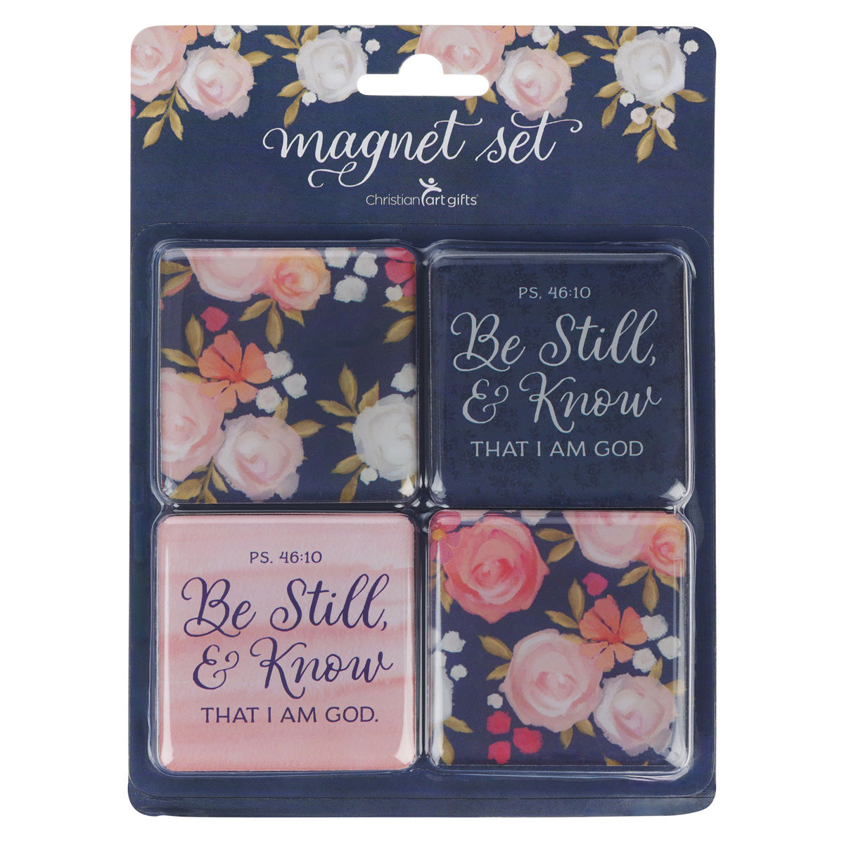 Be Still and Know That I Am God Four-Piece Magnetic Set