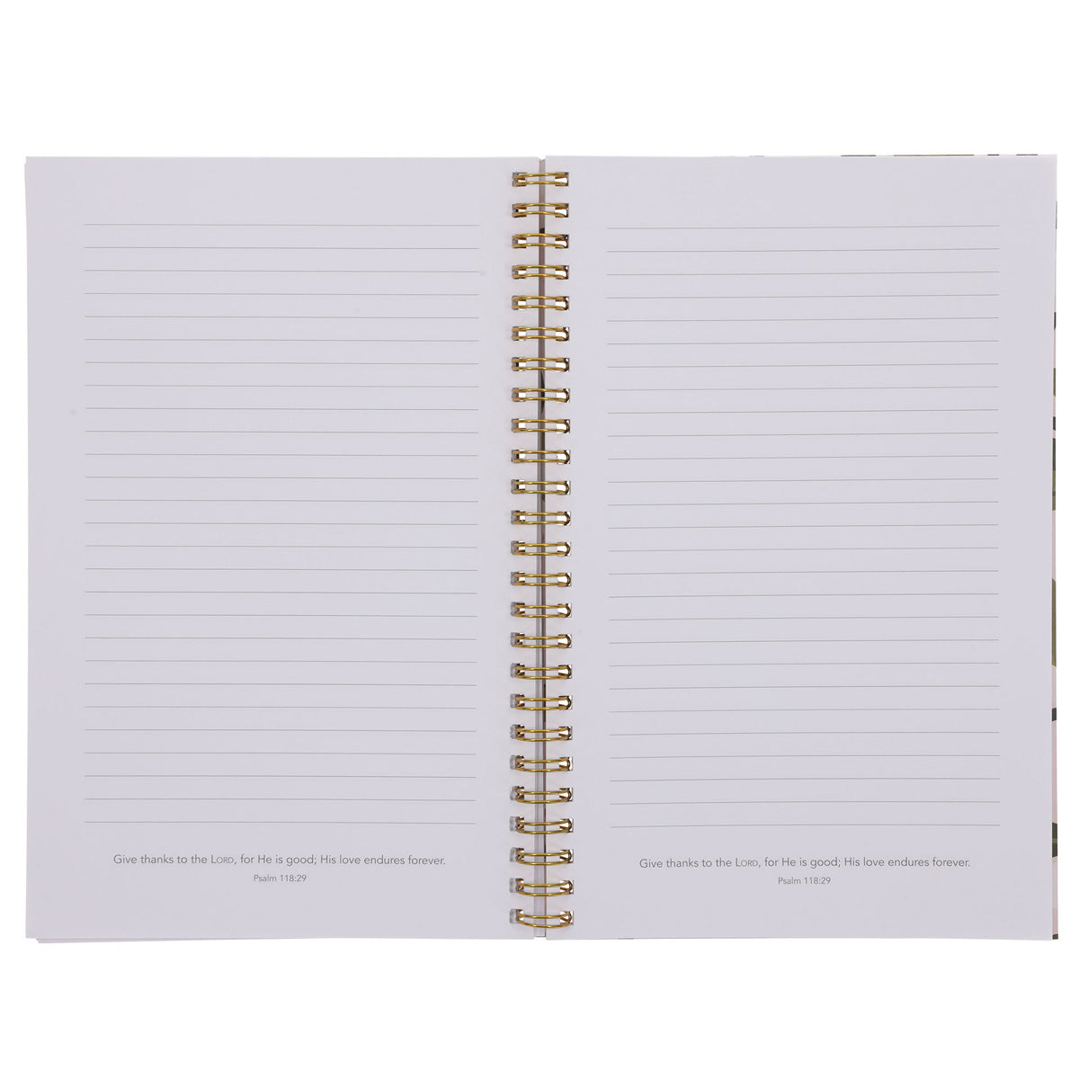 I Can Do Everything Through Christ Who Gives Me Strength Wirebound Notebook
