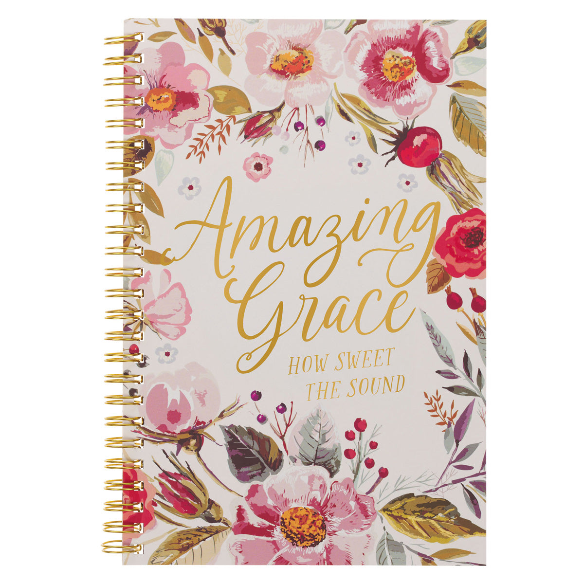 Amazing Grace How Sweet the Sound Wirebound Notebook