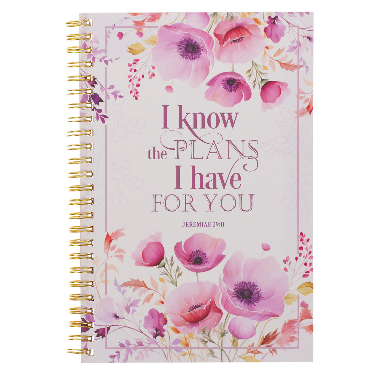 I Know the Plans I Have for You Wirebound Notebook